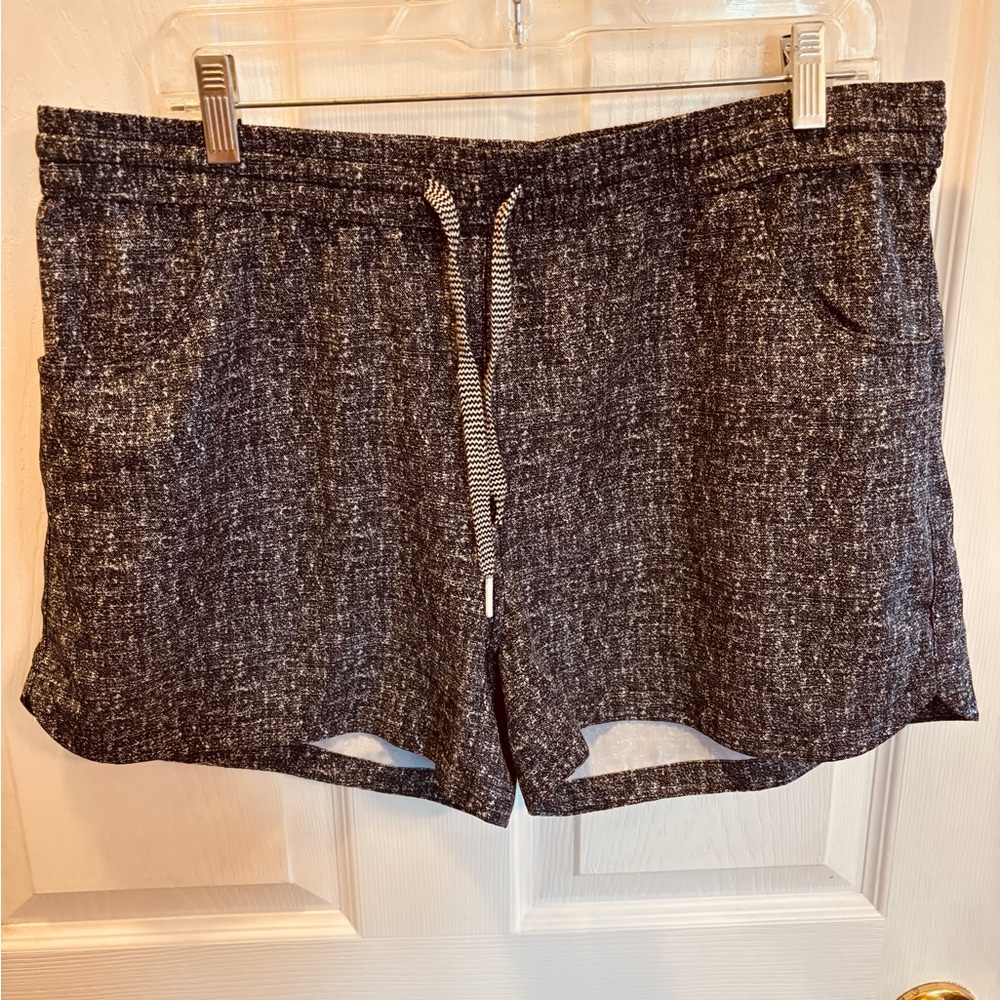 High Waist Women's Black Shorts